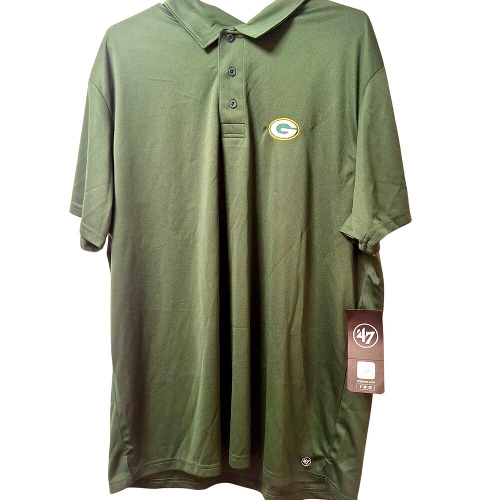 NFL Packers Shirt 3XL Green Bay Vintage Men's Big Logo New Tall Retro